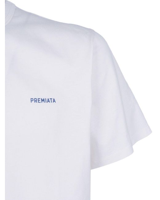 Premiata White T Shirt Jersey for men