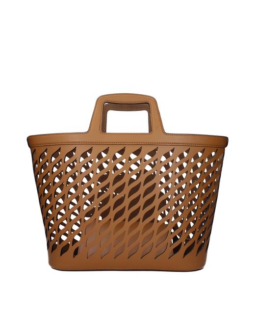 Etro Brown Handbags Leather