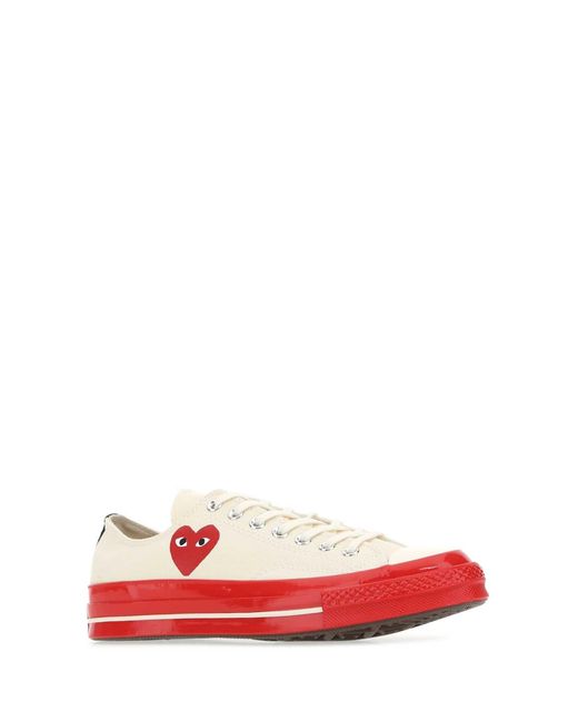 COMME DES GARÇONS PLAY Red Sneakers