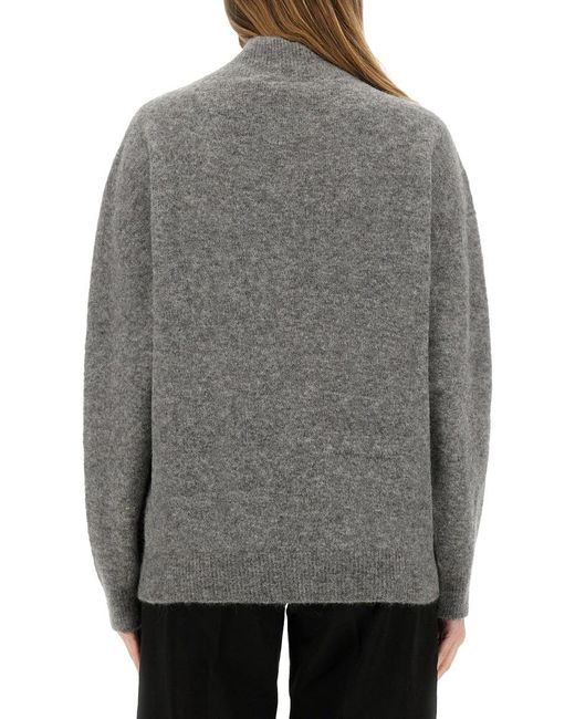 Alysi Gray Turtleneck Shirt
