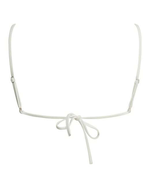 Emilio Pucci Natural "Orchidee" Bikini Top