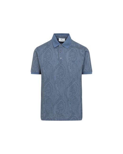 Etro Blue Polo Roma