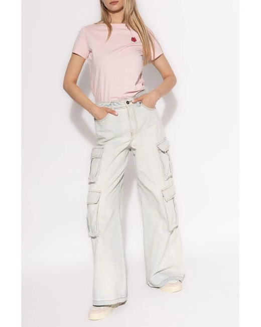 Sweat Boke Flower En Coton KENZO en coloris White