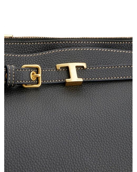 Tod's Black Small Leather Handbag