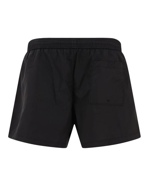 Shorts de natation "hors tampon" blancs Off-White c/o Virgil Abloh en coloris Black