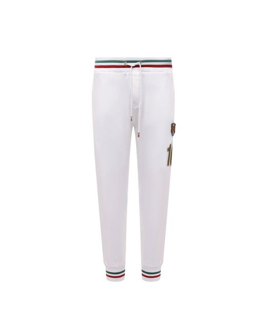 Pantalones de chándal con logotipo de Dolce & Gabbana de hombre de color Gray