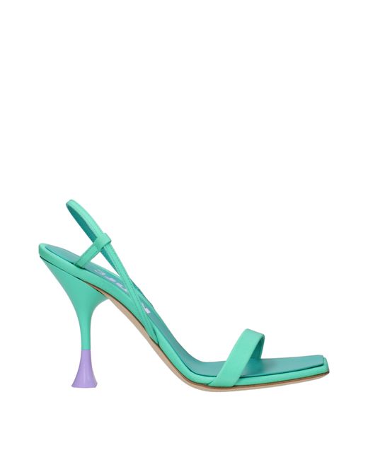 3Juin Green 3 Juin Sandals Ischia Fabric/Mint