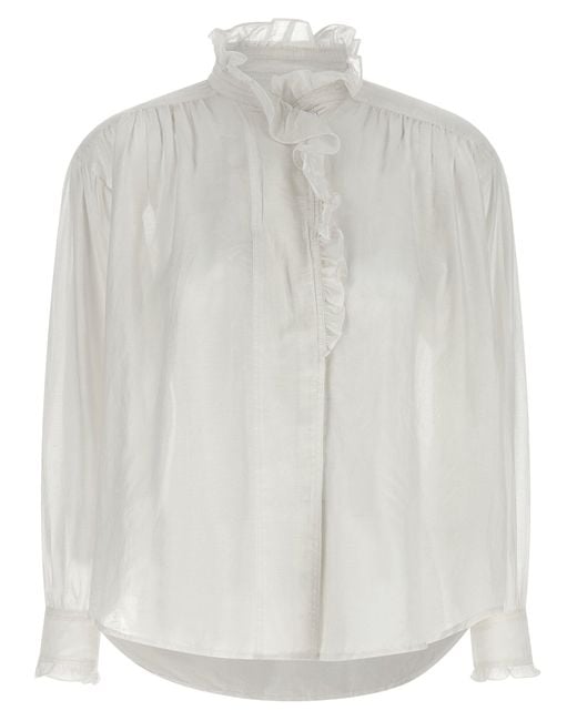 Isabel Marant White "Pamias" Top