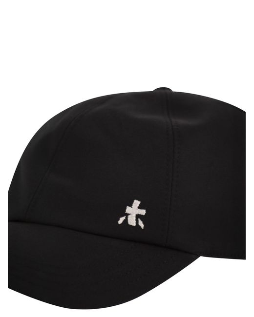 Premiata Black Baseballkappe mit gesticktem Logo