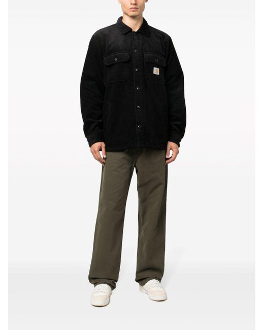 Carhartt Black Logo Baumwollhemdjacke