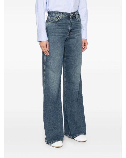 Seven7 Blue Sieben Lotta Flared Jeans Jeans