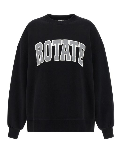 ROTATE BIRGER CHRISTENSEN Roteer Birger Christensen 'heavy Sweat' Sweatshirt in het Black