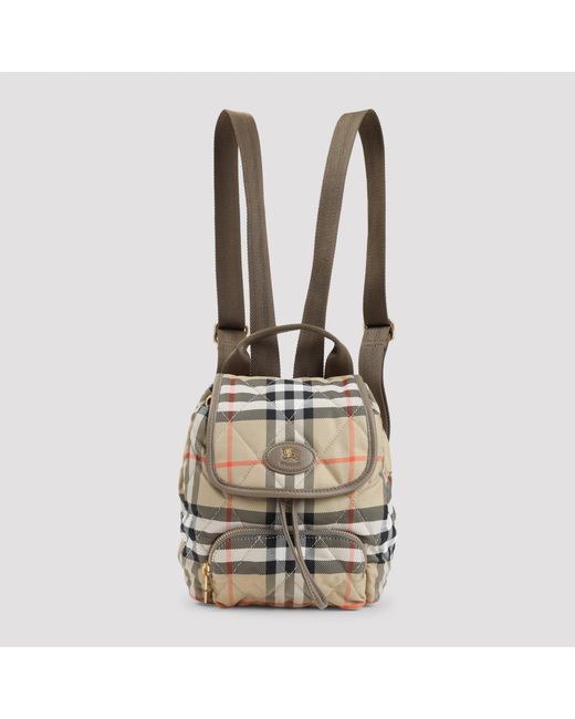 Burberry Multicolor Mini Check Backpack