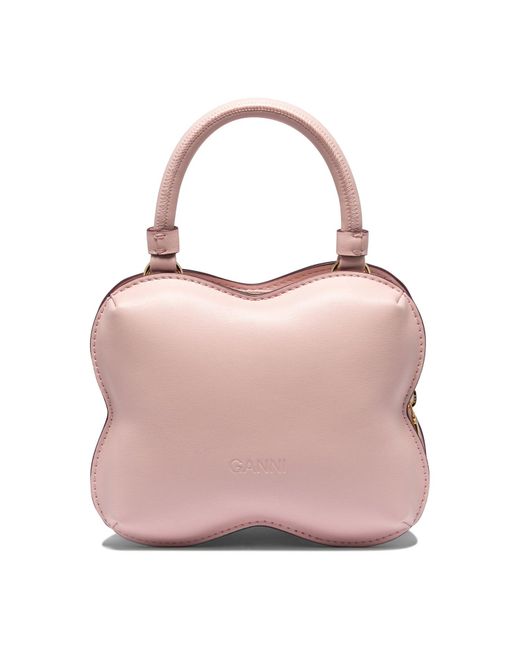 Ganni Pink "Small Butterfly" Handbag