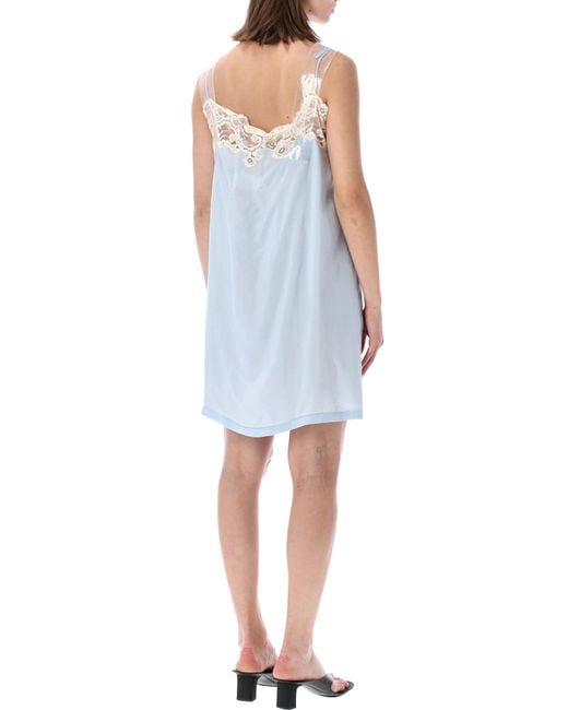 Maison Margiela Blue Elegant Dress