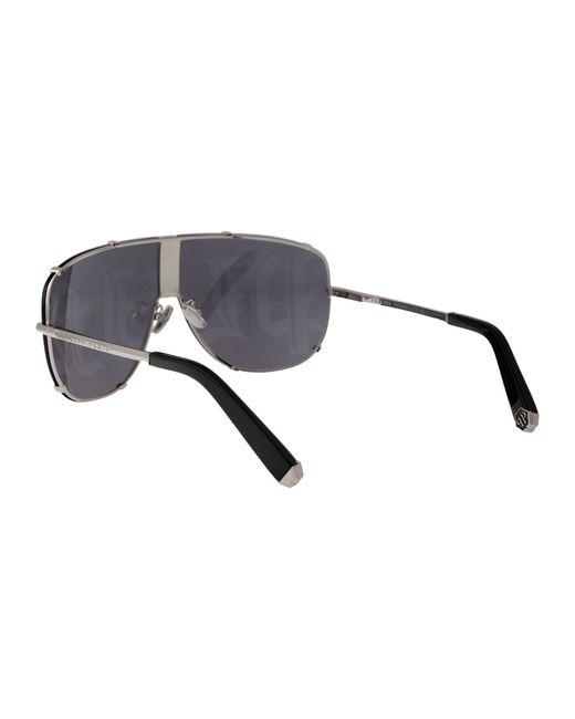 Philipp Plein Gray Sunglasses