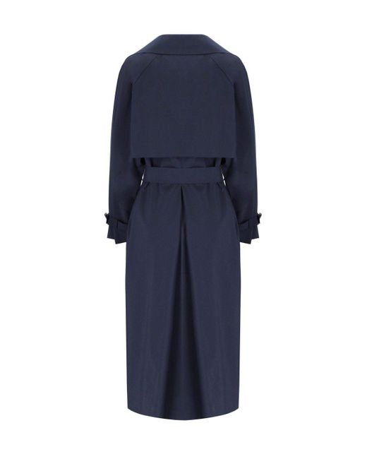 Weekend by Maxmara Blue Fatto Trench Coat