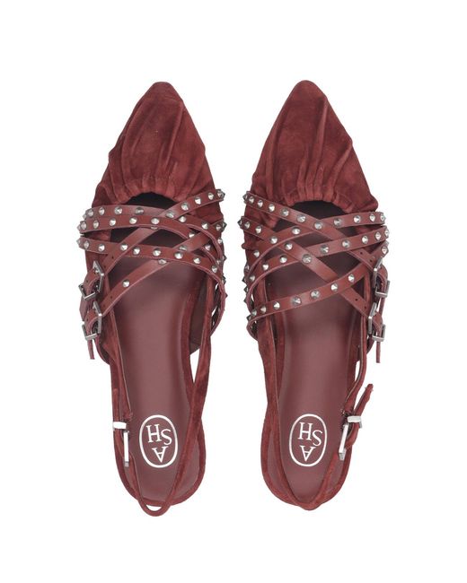 Ash Red Asche-Sandalen