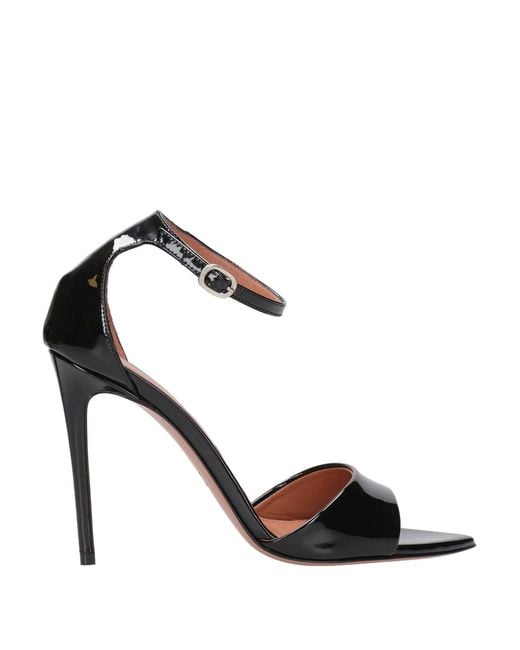 Castagna Black Sandals