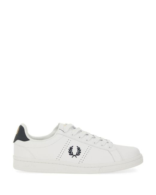 Fred Perry White Leather Sneaker for men