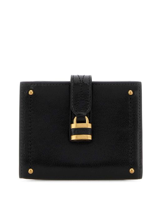 Chloé Black Square Wallet