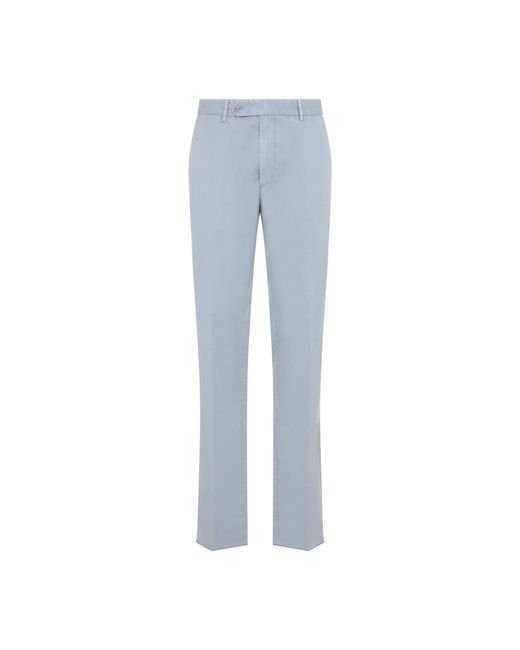 Ralph Lauren Blue Flat Front Pant for men