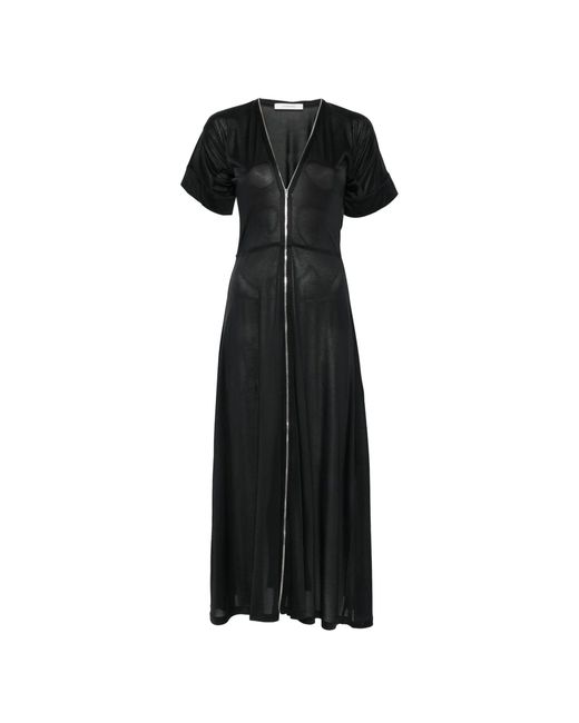Lemaire Black Zip Dress