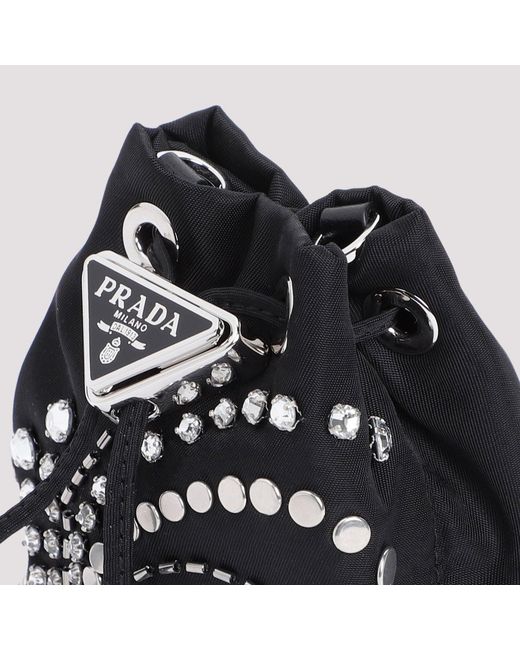 Prada Black Polyamide Pouch