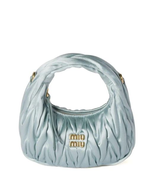 Miu Miu Blue Miniborse