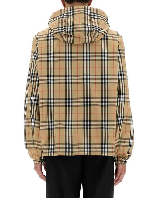 Burberry Newport Omkeerbare Jas in het Natural voor heren