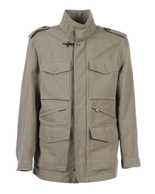 Fay Green Explorer Field Jacket Lavata