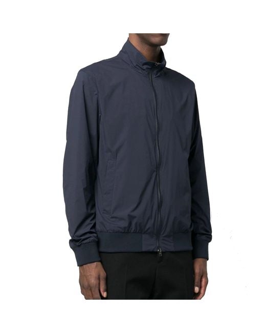 Herno Blue Bomber Jacket