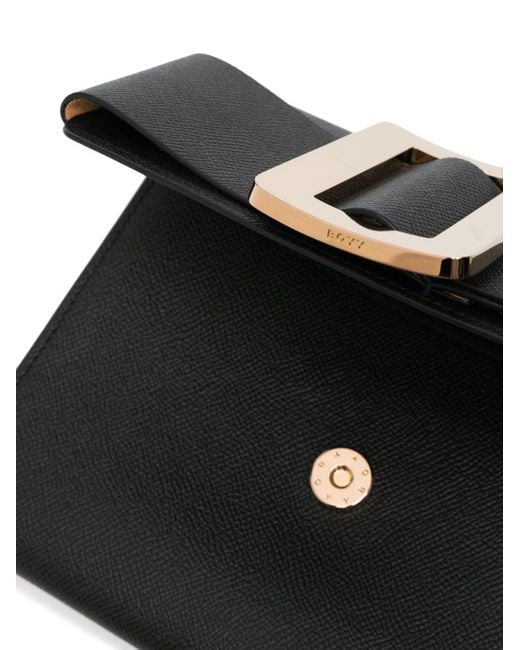 Boyy Black Buckle Travel Case Epsom Leather Handbag