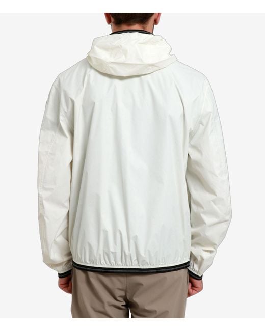 Blauer White Mäntel weiß