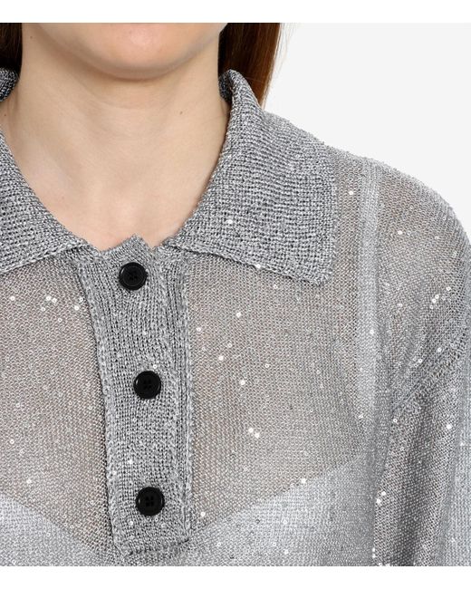 Sweaters de gris MSGM de color Gray