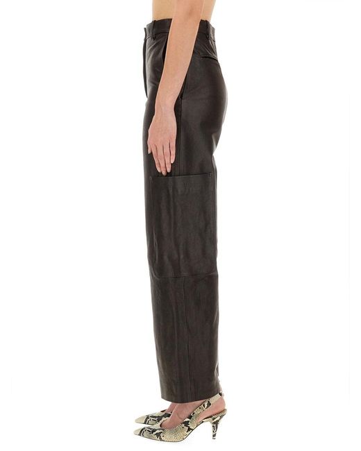 Khaite Black Regular Fit Pants