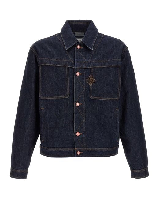 Chaqueta de mezclilla de Casablanca de hombre de color Blue