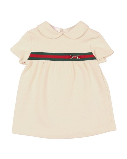 Gucci Natural B S/S Dress Felted Ctn Jersey