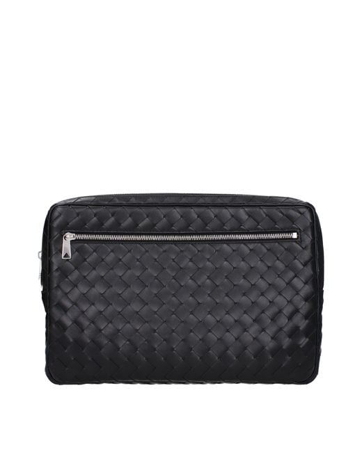 Bottega Veneta Clutches Männer Leder schwarz in Black für Herren