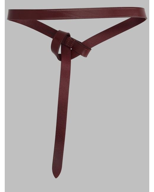 Isabel Marant Brown Elegant Woven Belt