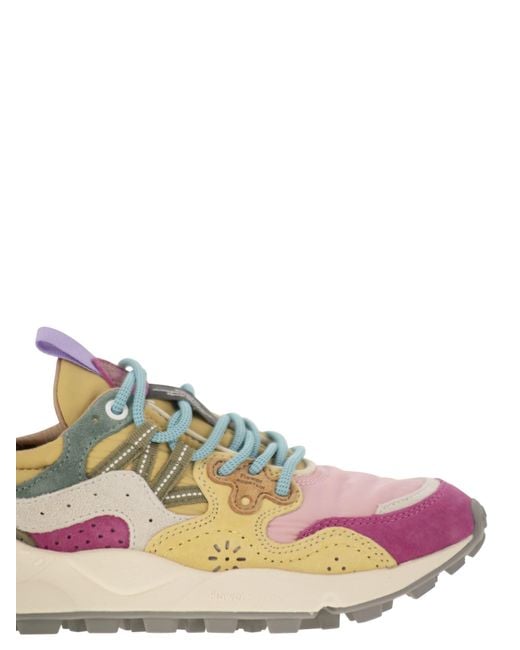 Flower Mountain Green Yamano 3 Sneakers