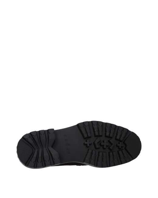 Hogan Black Loafers H673 Suede