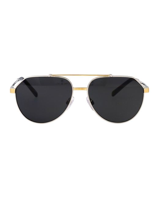 Occhiali Da Sole Pilota 0 Dg2288 131387 di Dolce & Gabbana in Black da Uomo