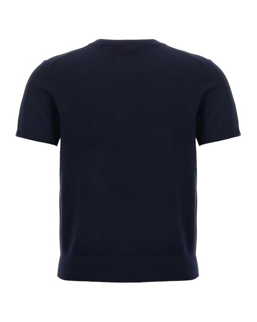 Theory Blue Basic Tee' Sweater