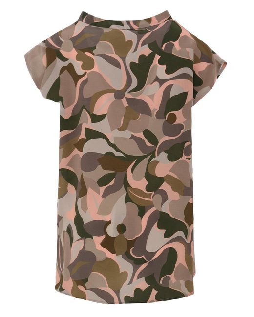 Top Multi Color Aspesi de color Gray