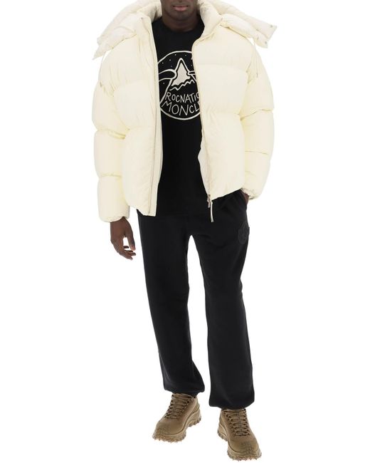 MONCLER X ROC NATION Moncler X Roc Nation Door Jay Z Antila Short Puffer Jacket in het Natural voor heren