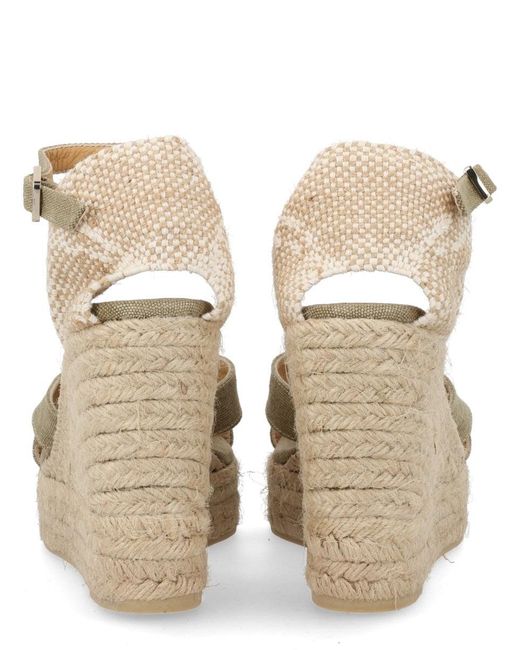 Castaner Natural Solid Bruna Wedges