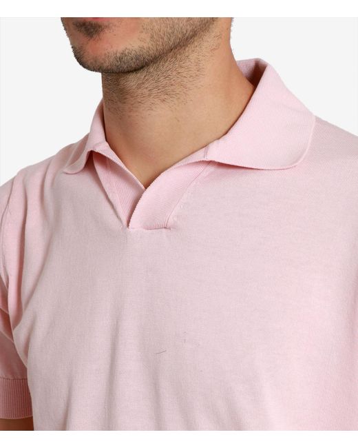 Filippo De Laurentis Pink T Shirts And Polos