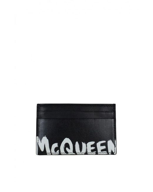 Alexander McQueen Black Alexander Mc Queen Card Holder