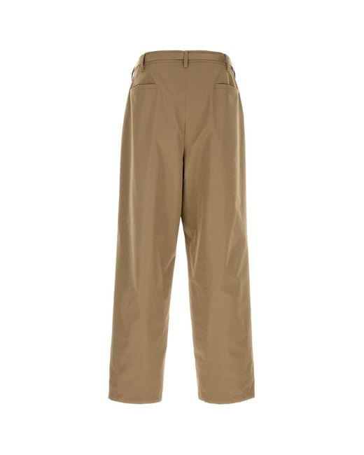 Prada Natural Cappuccino Tech Fabric Pant for men